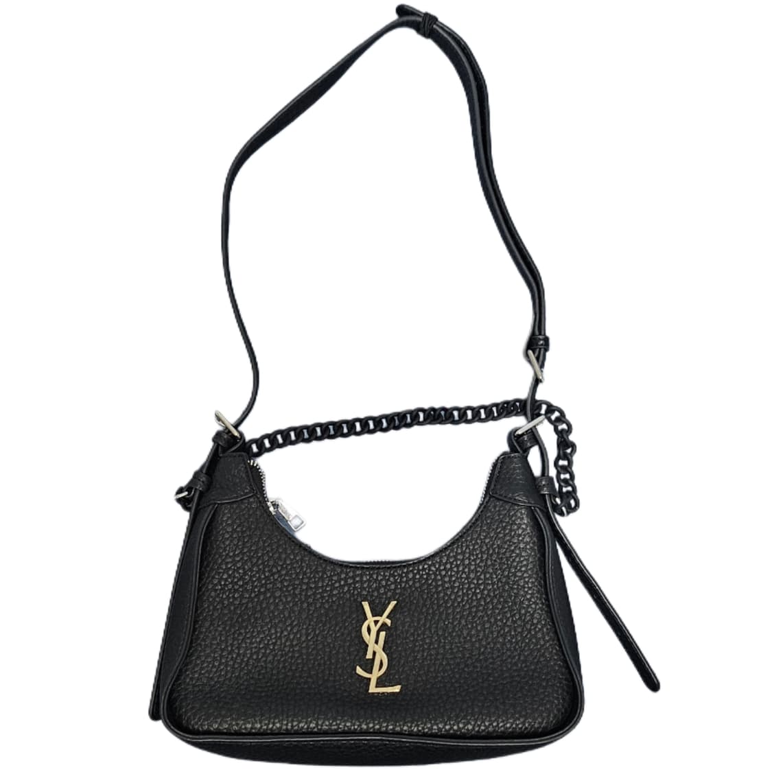 입생로랑 YSL 금장 미니 호보백 가죽 숄더백 핸드백 데일리 블랙가방 상품이미지2