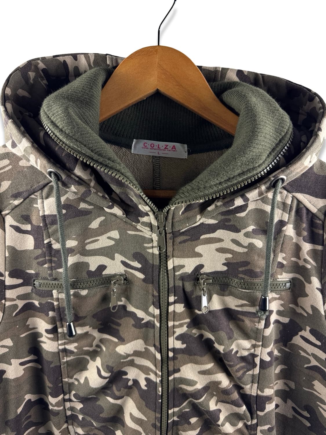JPN Y2K 카모플라주 후드집업2871 상품이미지3
