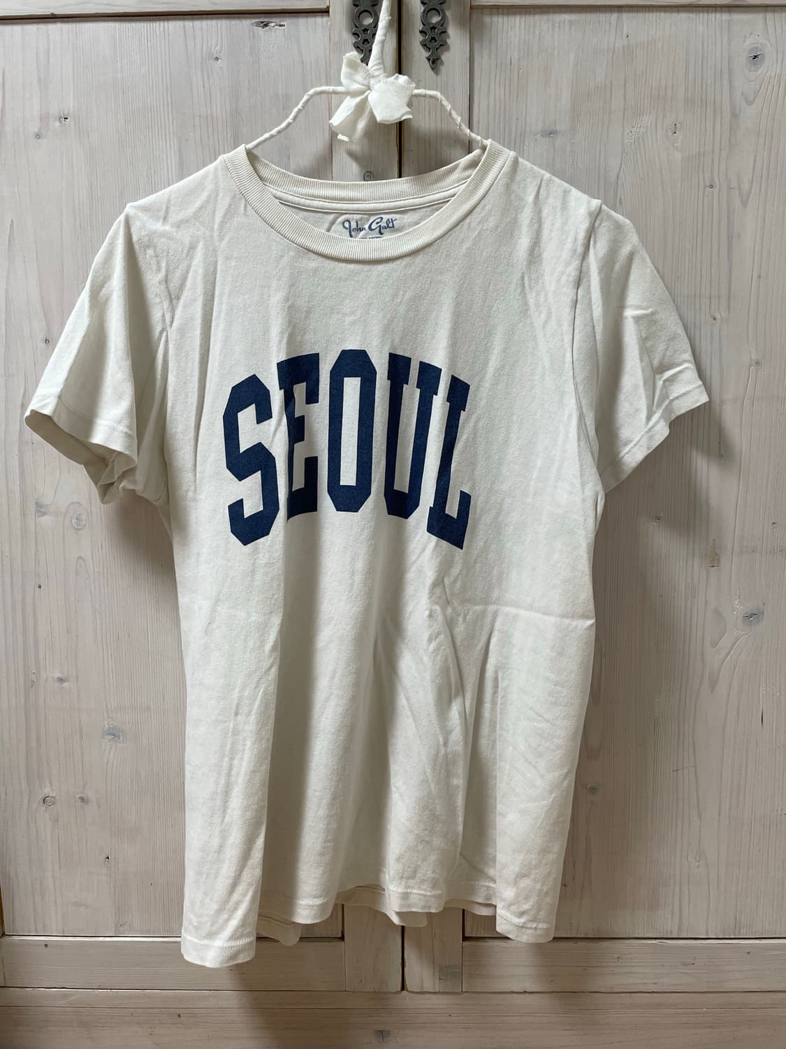 브랜디멜빌 서울 반팔 티셔츠 그레이 네이비 상품이미지1