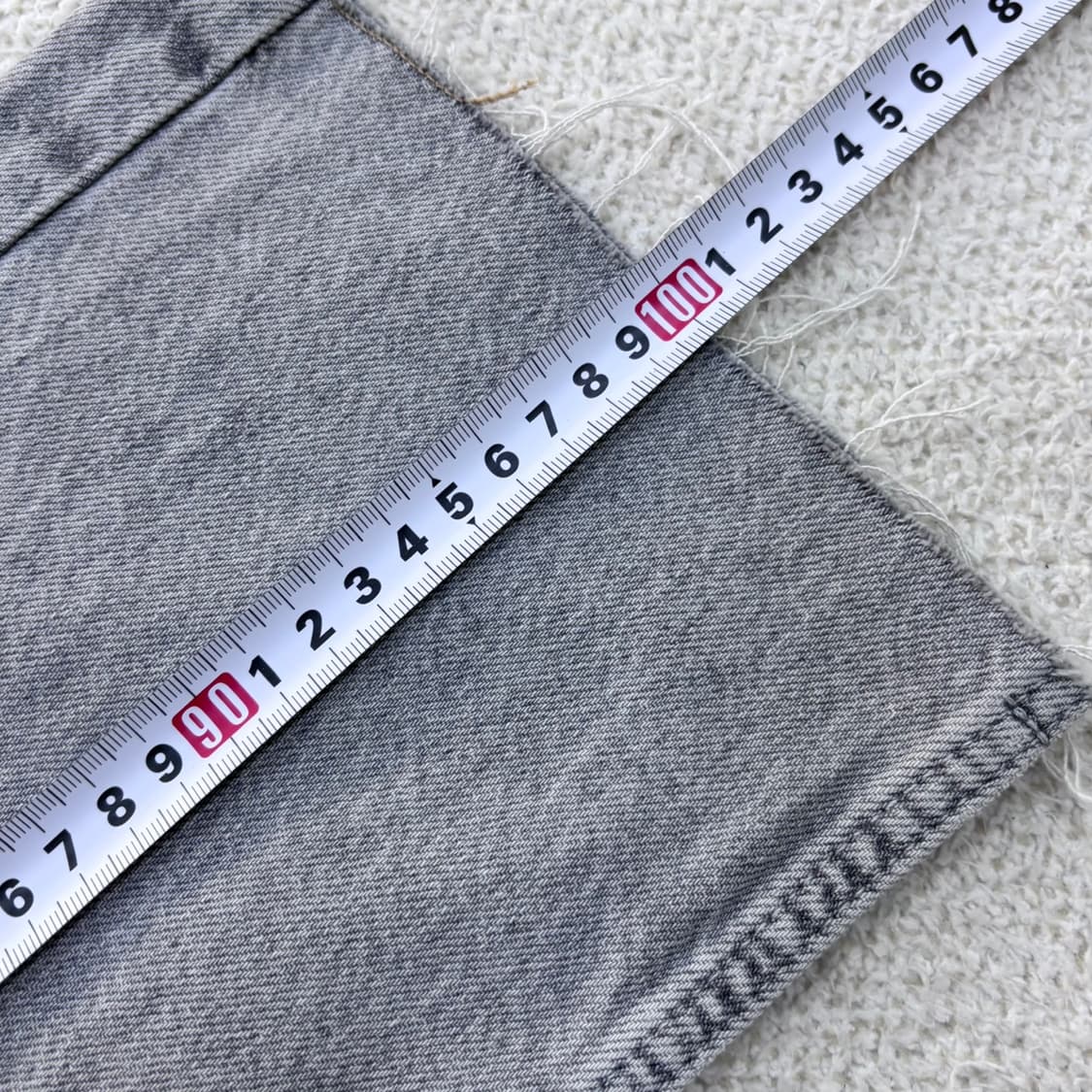 EU32 자라 데님 와이드 팬츠 0428E 상품이미지7