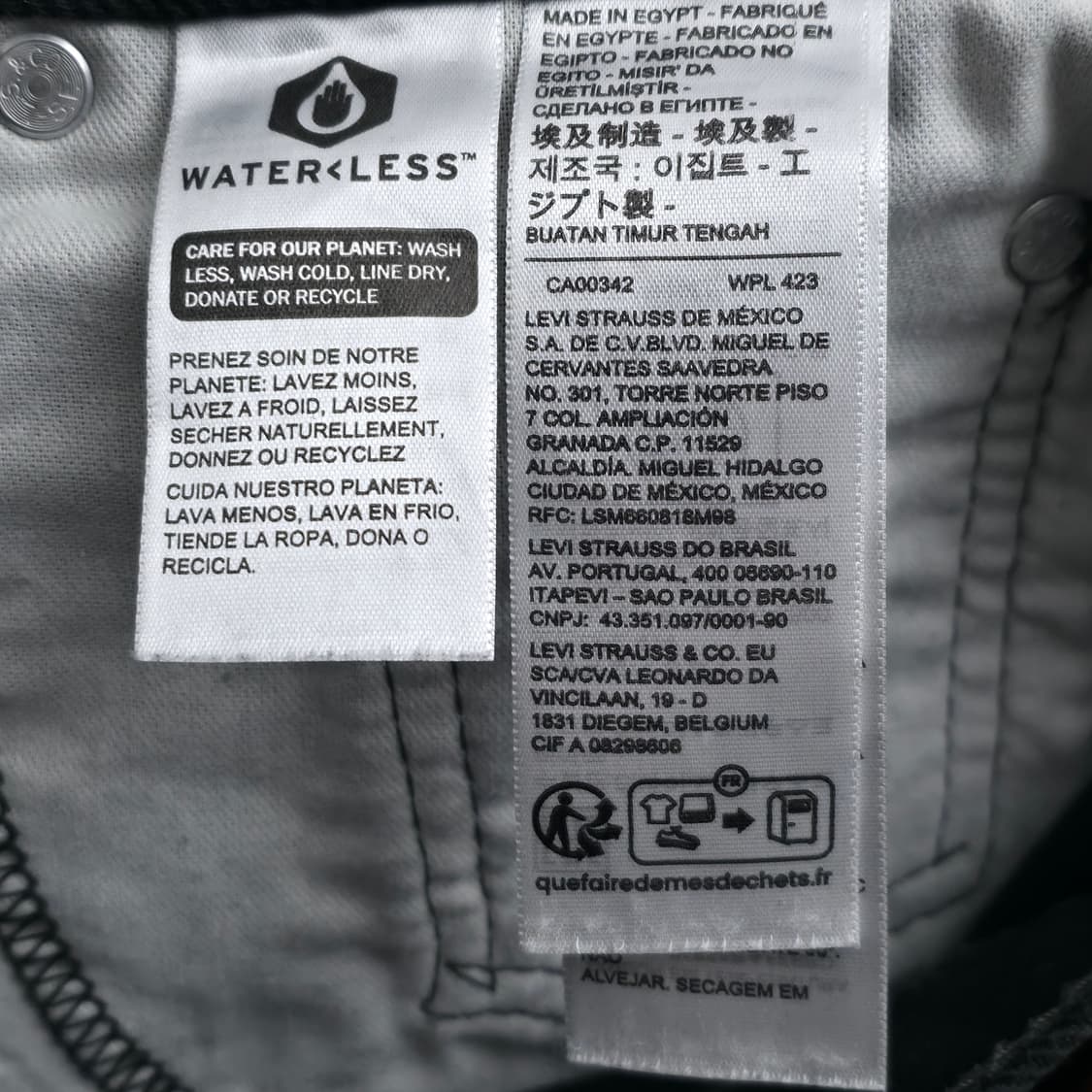 [30/30] 리바이스 517 부츠컷 블랙 데님 팬츠 상품이미지6