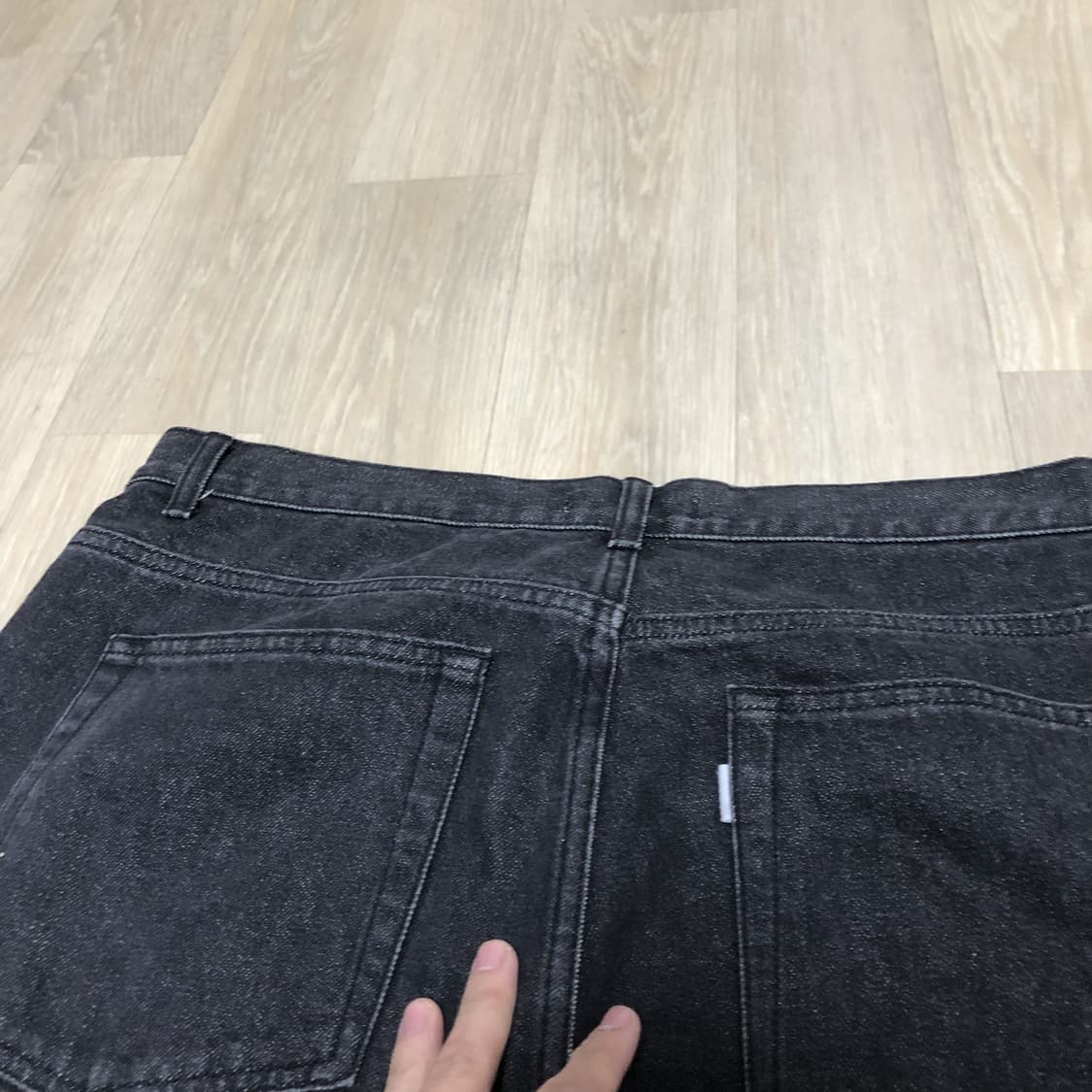 (35-36) 아영상사 AYC 스탠다드진 흑청 블랙 데님 상품이미지9