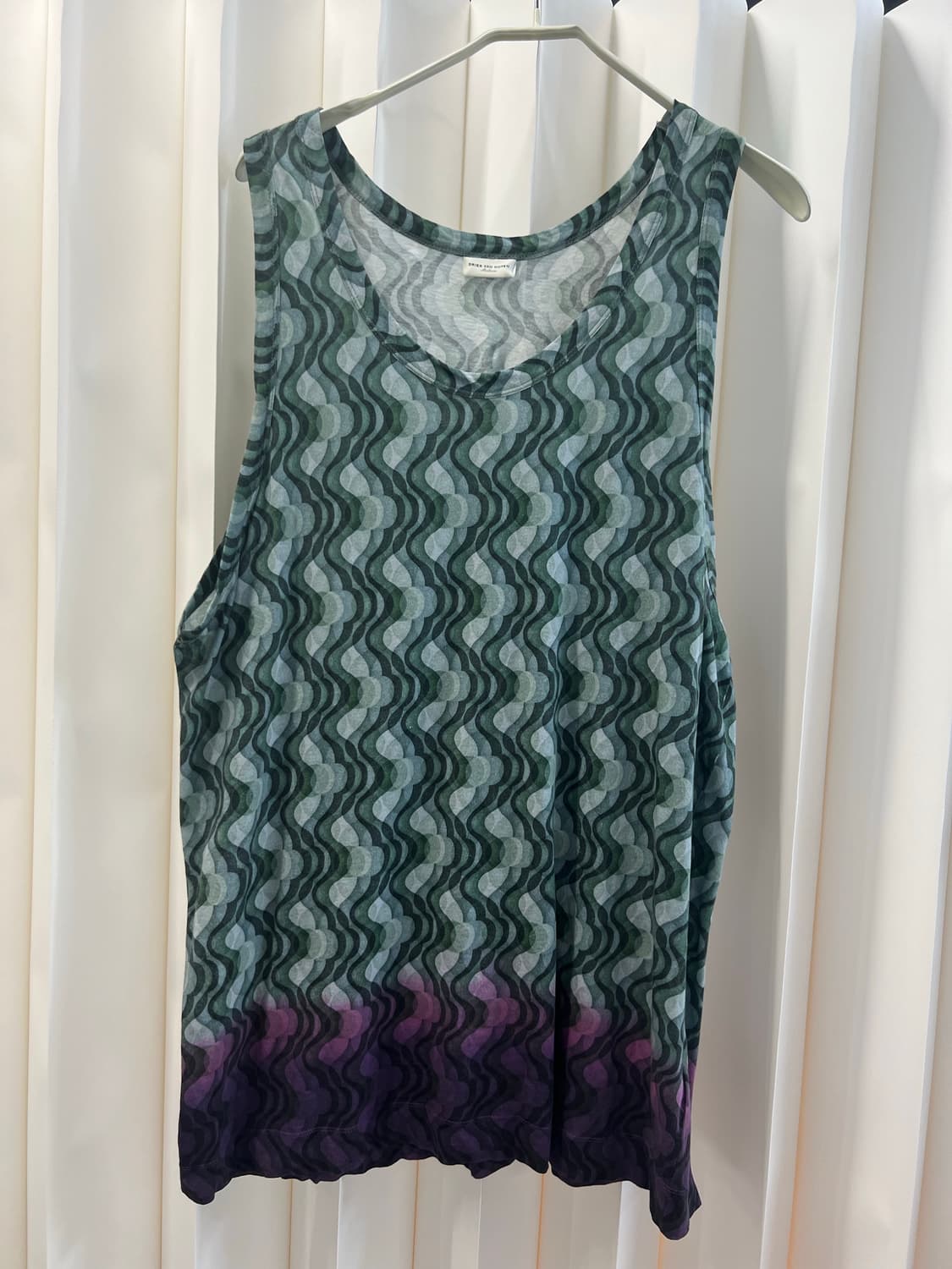 드리스반노튼 패턴 나시 상품이미지4