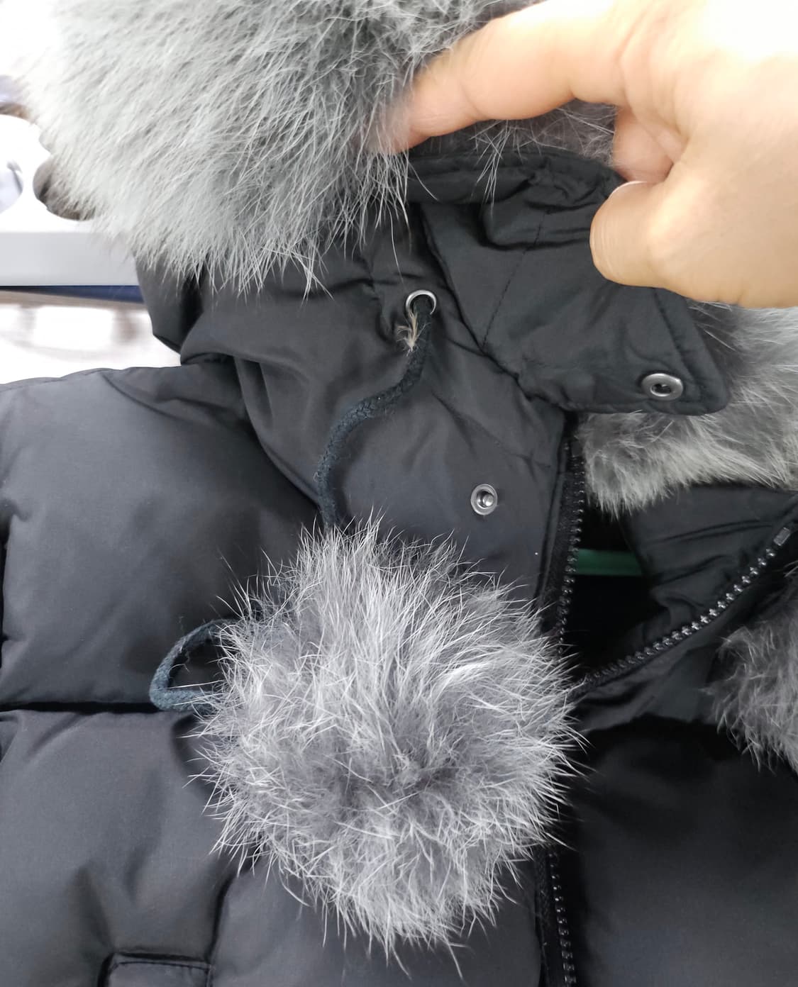 JJ-IO  구스 롱 패딩 L 상품이미지4