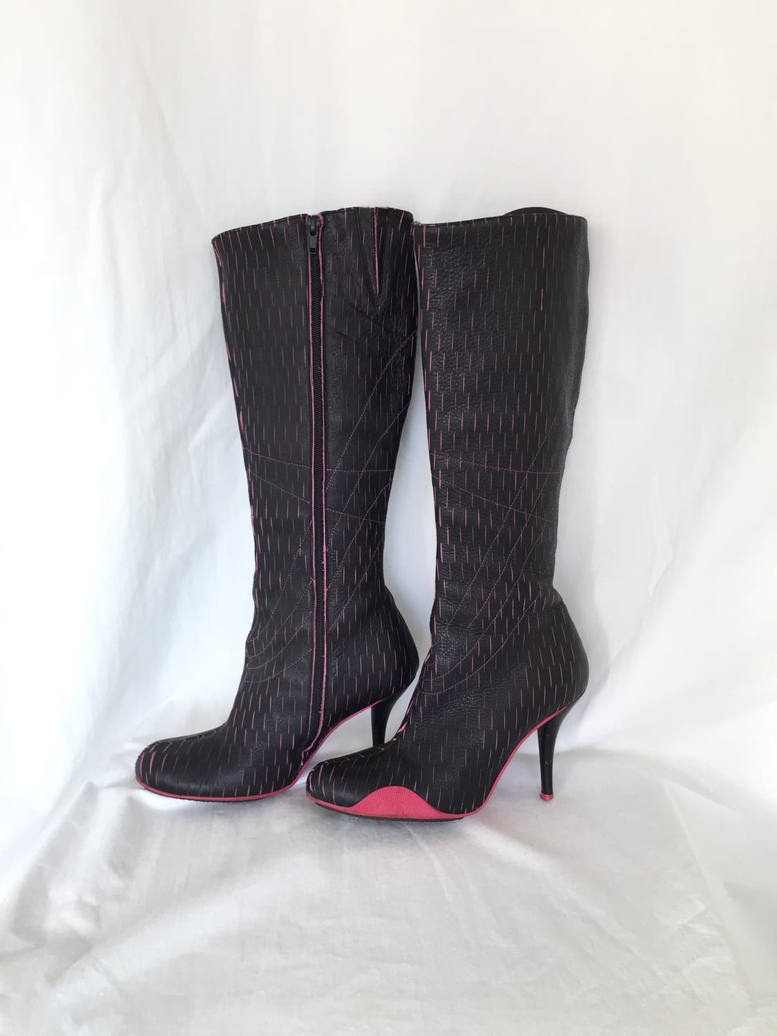 Spain Made  Pink Stitched Iconic Boots 상품이미지1