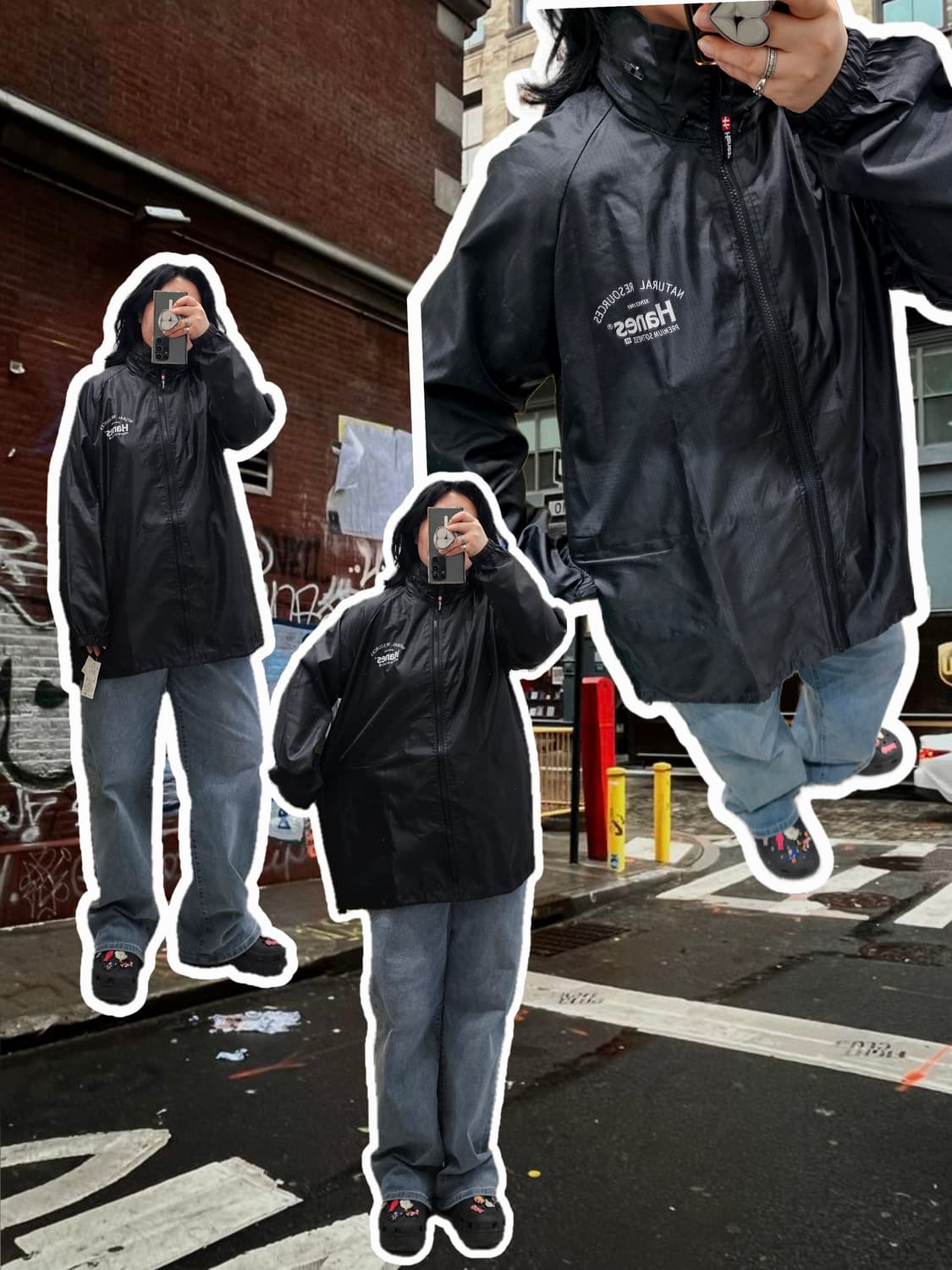 Hanes Natural Resources 윈드브레이커 상품이미지3