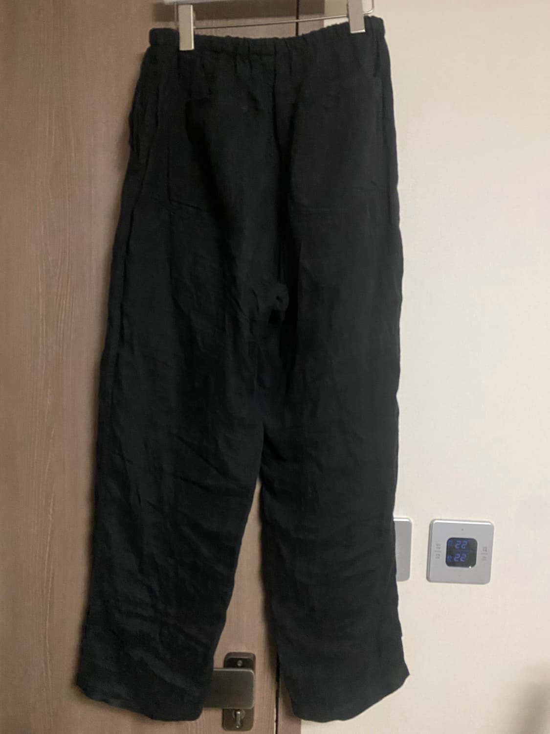 [1]23ss 코모리 린넨 더블클로스 드로스트링 팬츠 상품이미지4