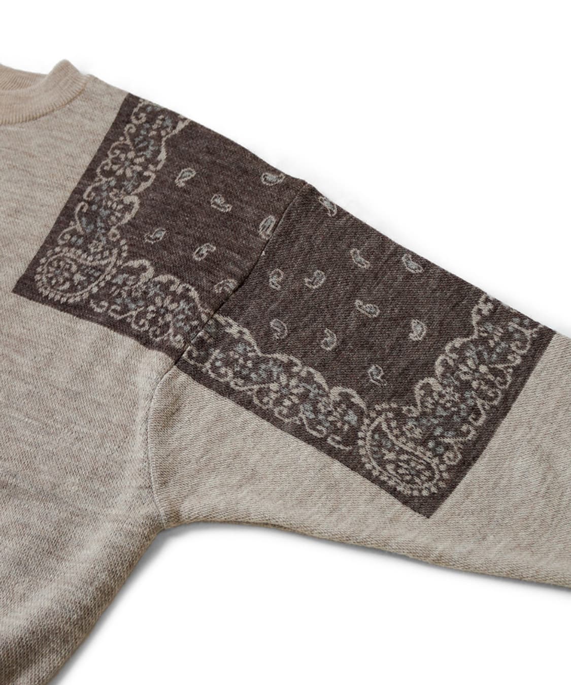 [새상품] 캐피탈 반다나 크루넥 니트 스웨터 상품이미지2