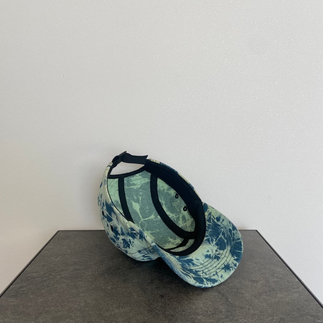 슈프림 데님 다이드 그린 박스로고 캠프캡 모자 22FW 상품이미지8