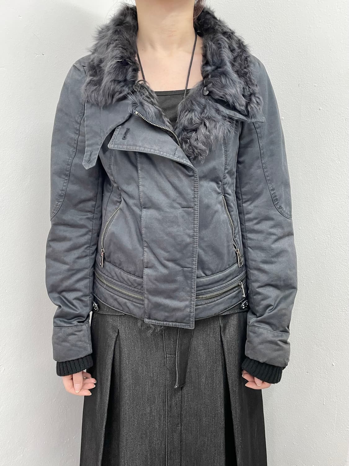 시스템 폭스 버튼 디테일 자켓 상품이미지5