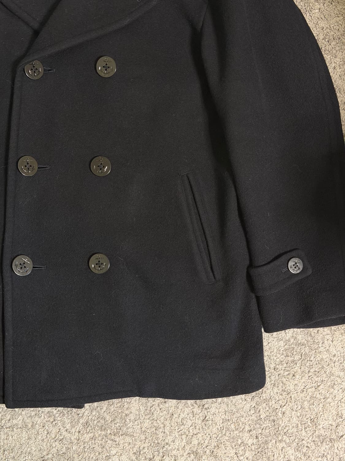 00s 유니클로 울 피코트 상품이미지7