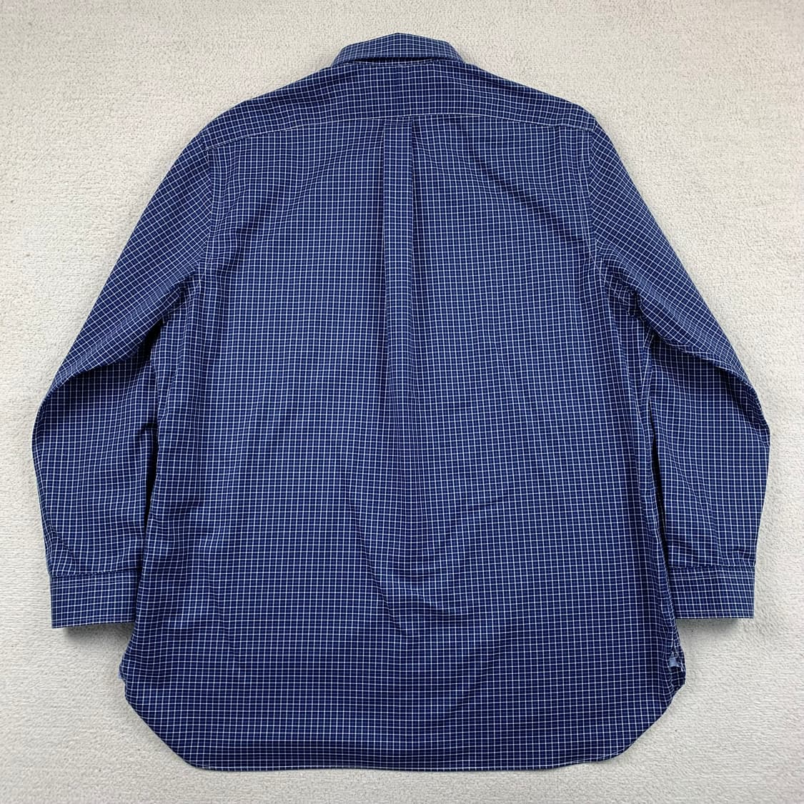 폴로 랄프로렌 포니로고 네이비 체크 셔츠 상품이미지2