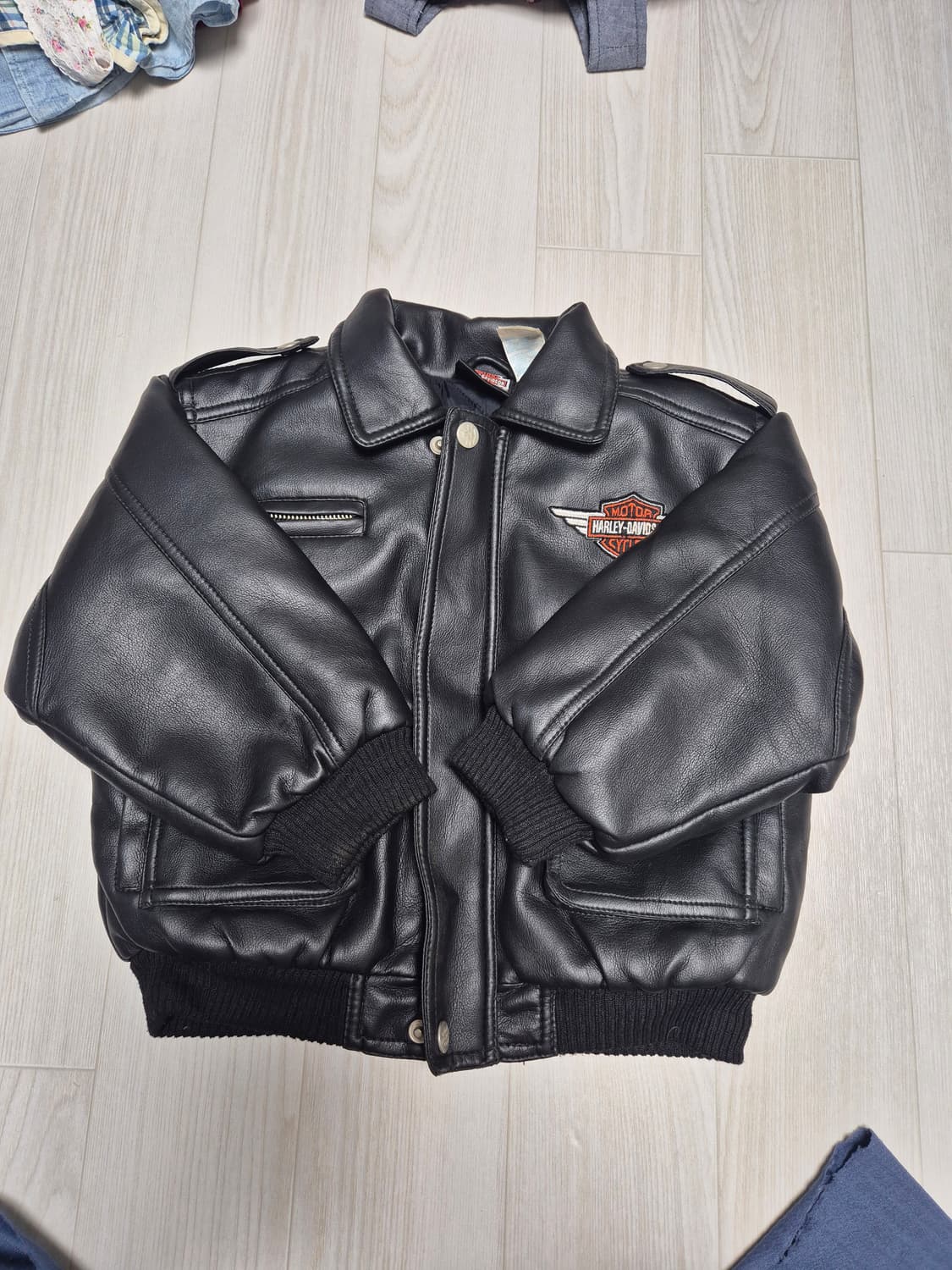  할리데이비슨 아동 가죽 자켓
 4t 상품이미지1