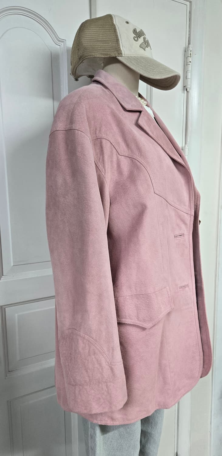 Shop weare 샵 위아 핑크 스웨이드자켓 상품이미지5