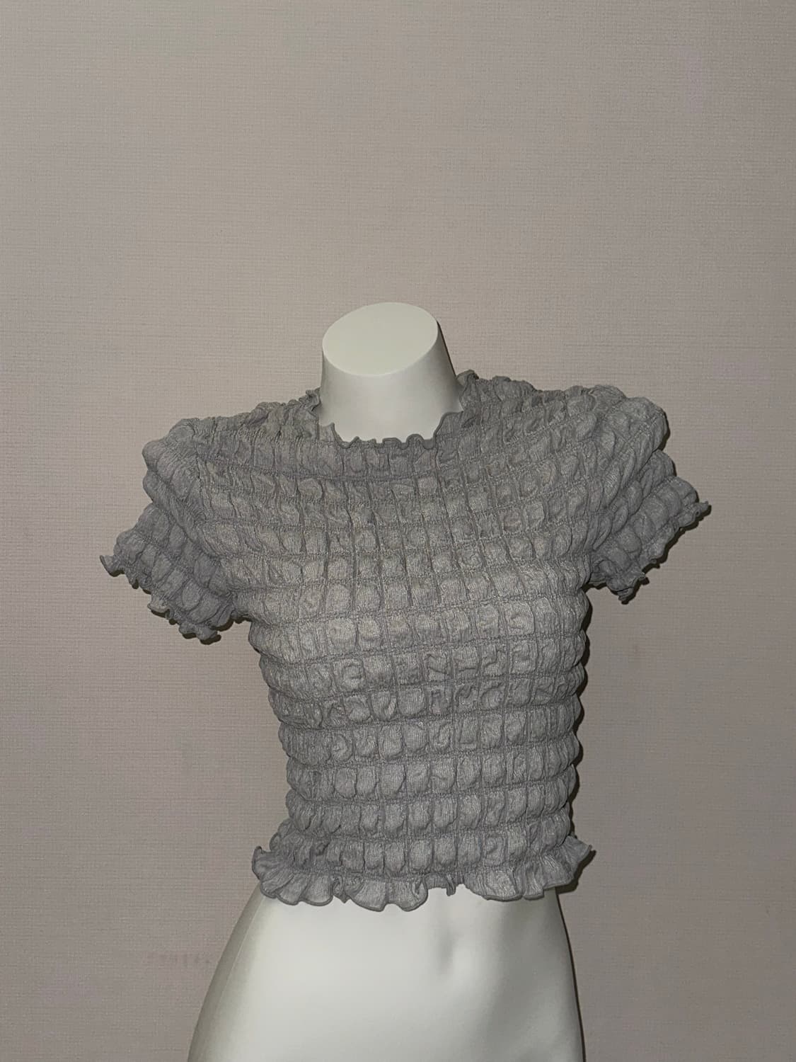 팝콘 빈티지 엠보 탑 상품이미지8