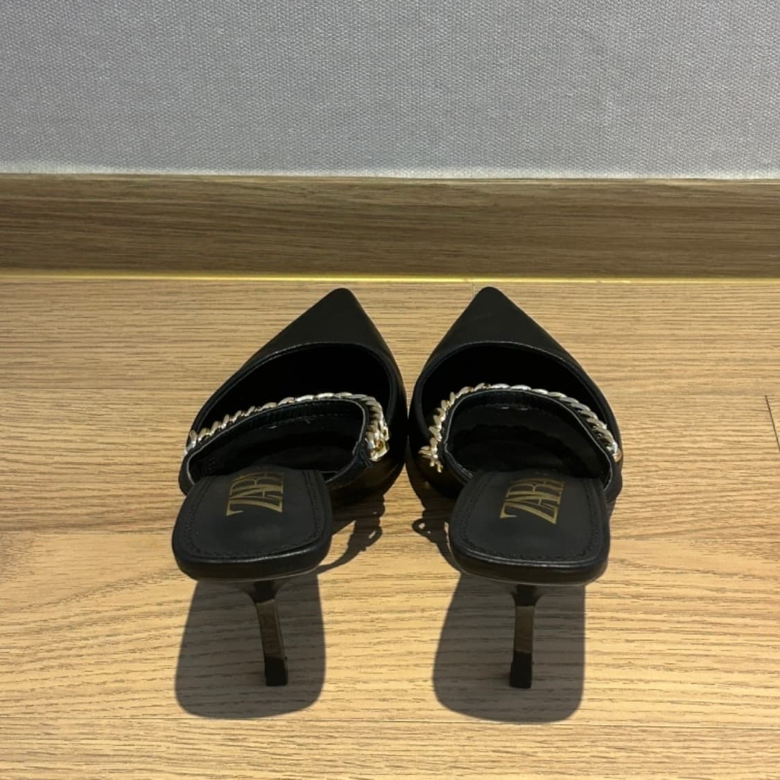 자라 체인 스트랩 뮬 힐  상품이미지3