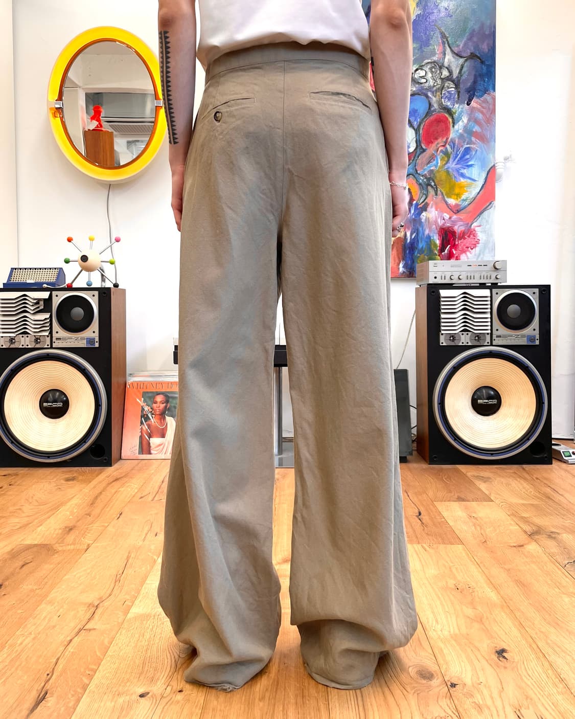 [44] 라프시몬스 와이드 울 팬츠 상품이미지2