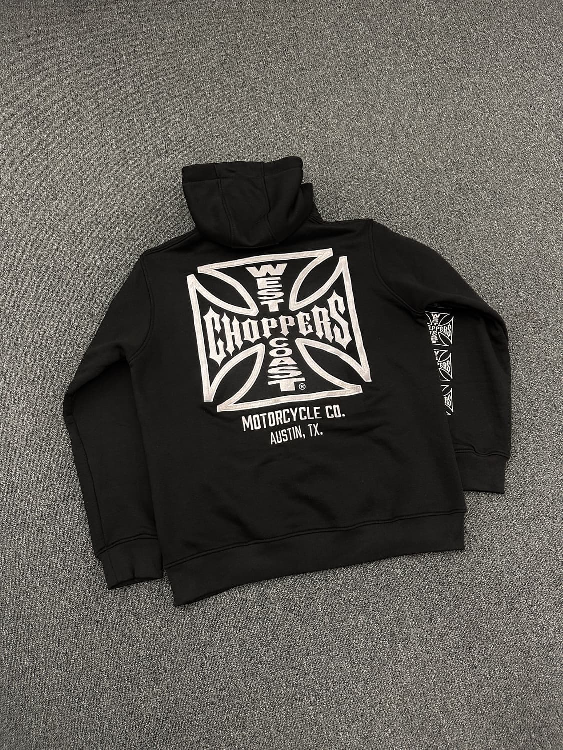 L) West Coast Choppers 사이드 자수 후디 후드집업 상품이미지2