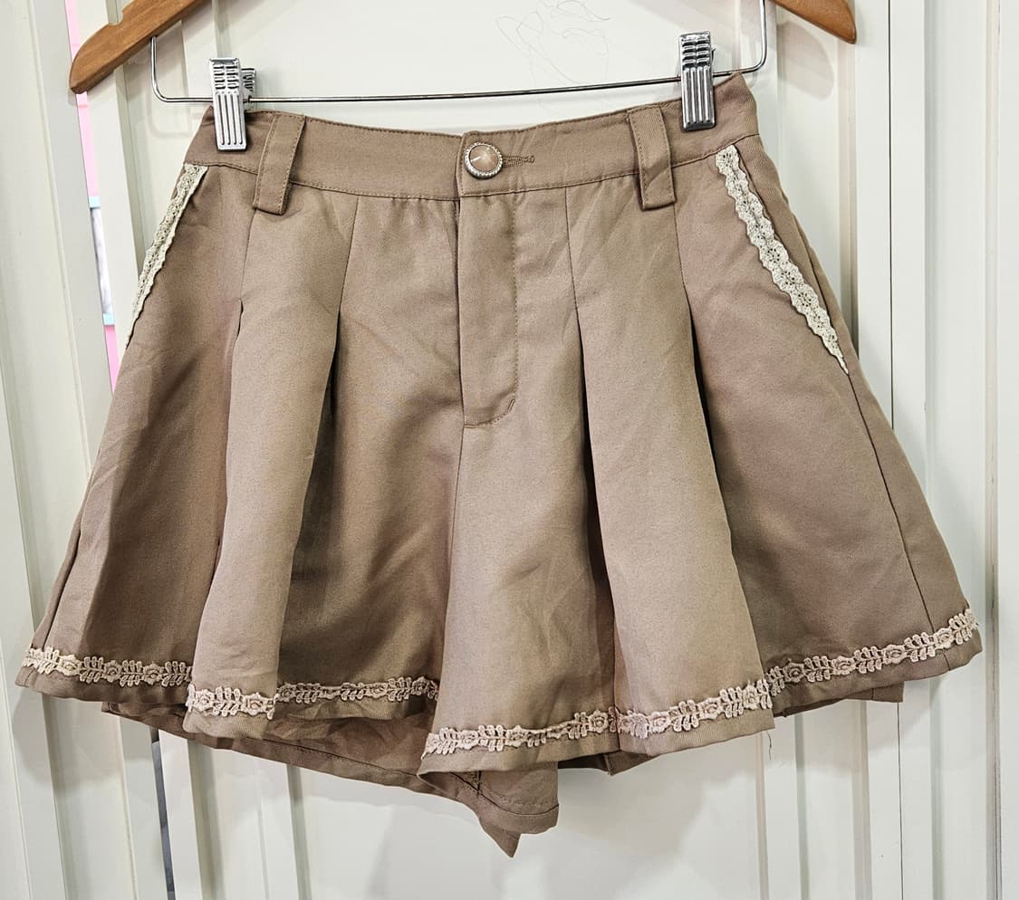 엑시즈팜(axes femme) 레이스 트리밍 스커트팬츠 상품이미지2