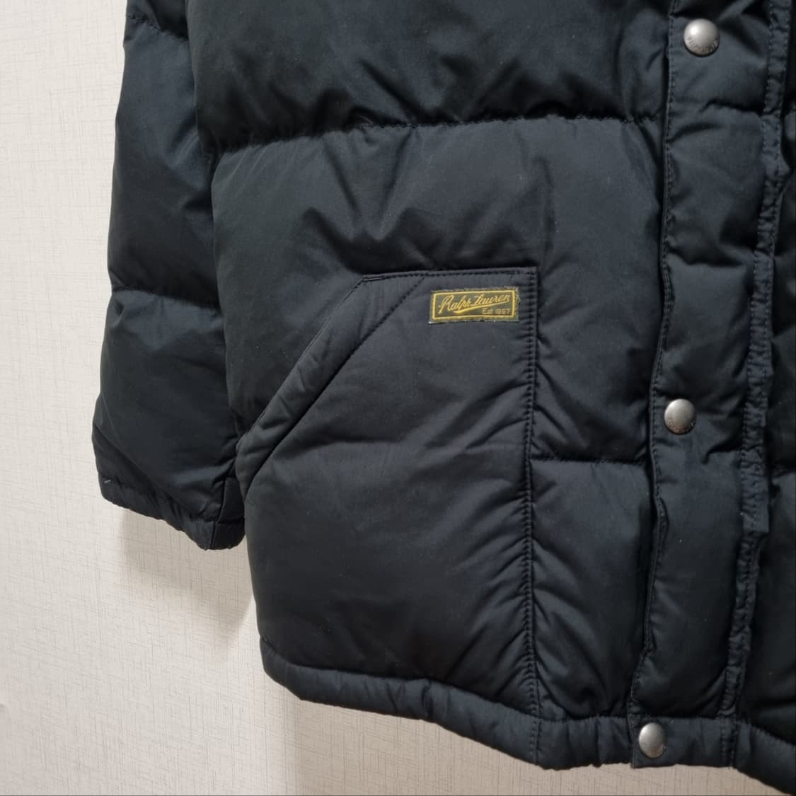 ( L ) 폴로 랄프로렌 블랙 패딩 점퍼 상품이미지4