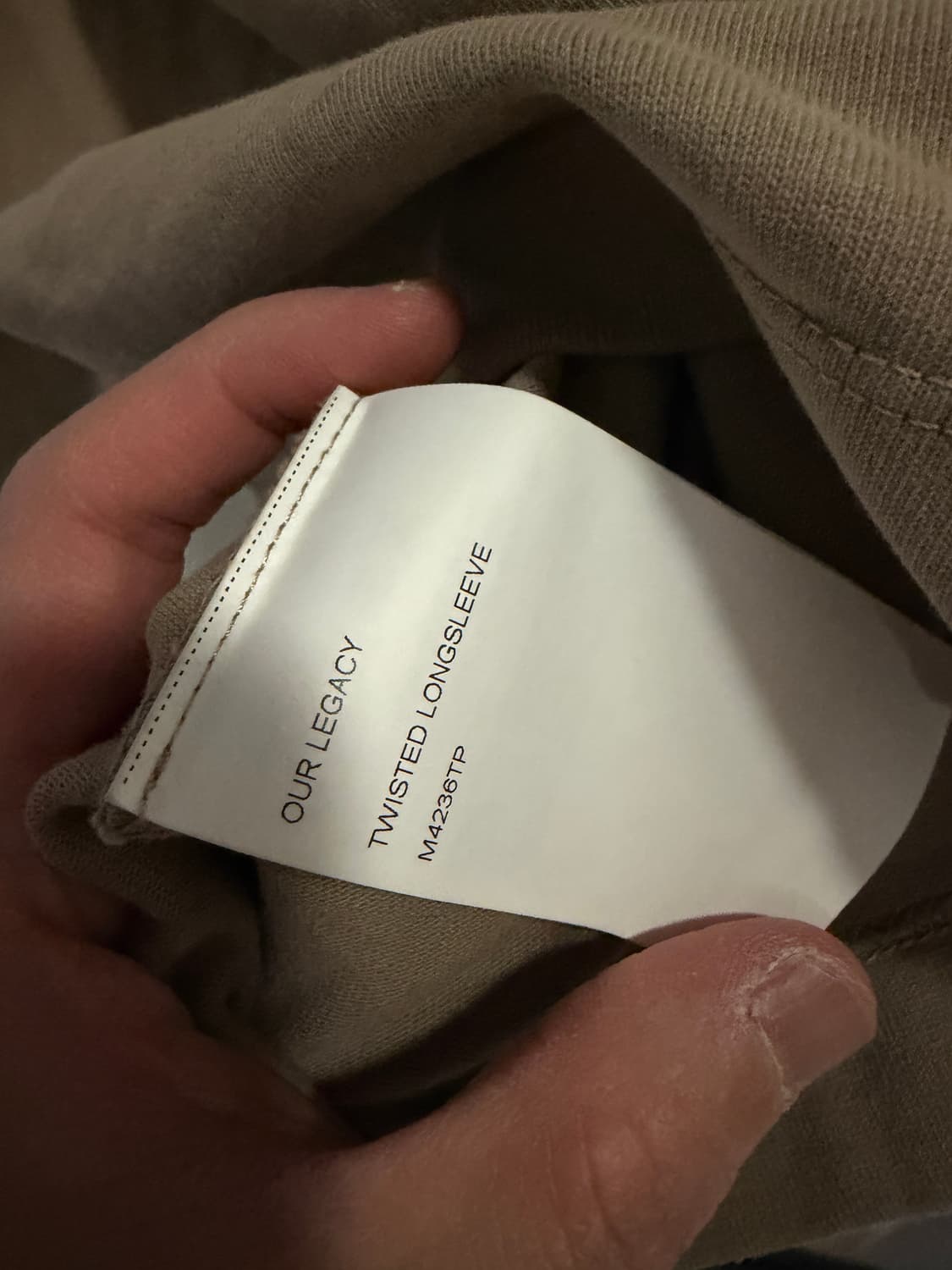 아워레가시 트위스티드 롱슬리브 상품이미지4