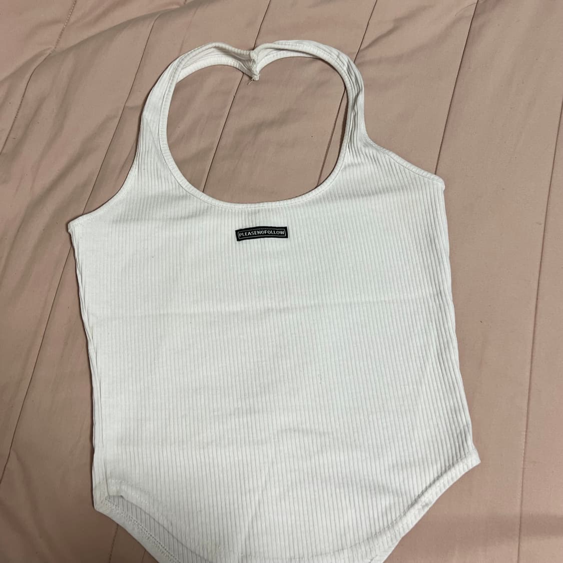 플리즈노팔로우 홀터넥 나시 슬리브리스 상품이미지2