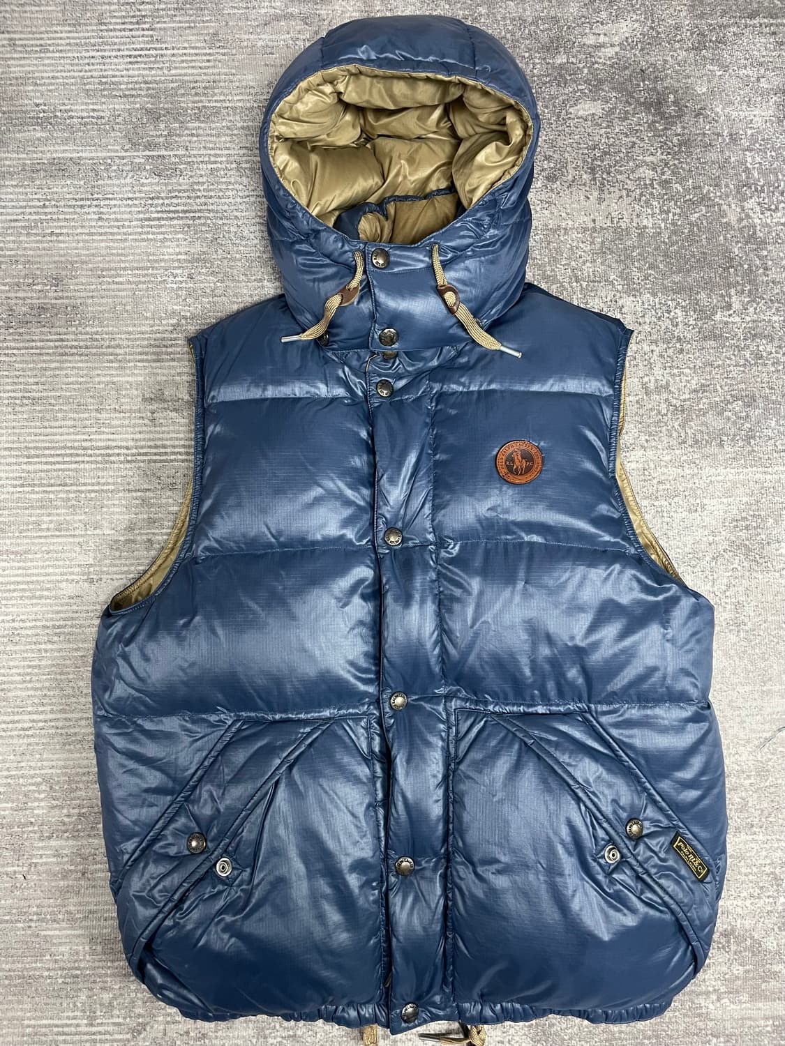 90s Polo 쿠키와팬 다운베스트 상품이미지1