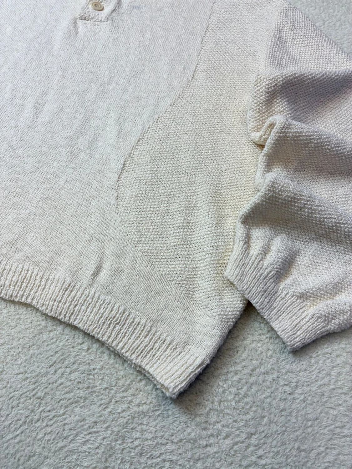 쿠어(COOR) 콘트라스트 오픈칼라 스웨터 PN5929 상품이미지4