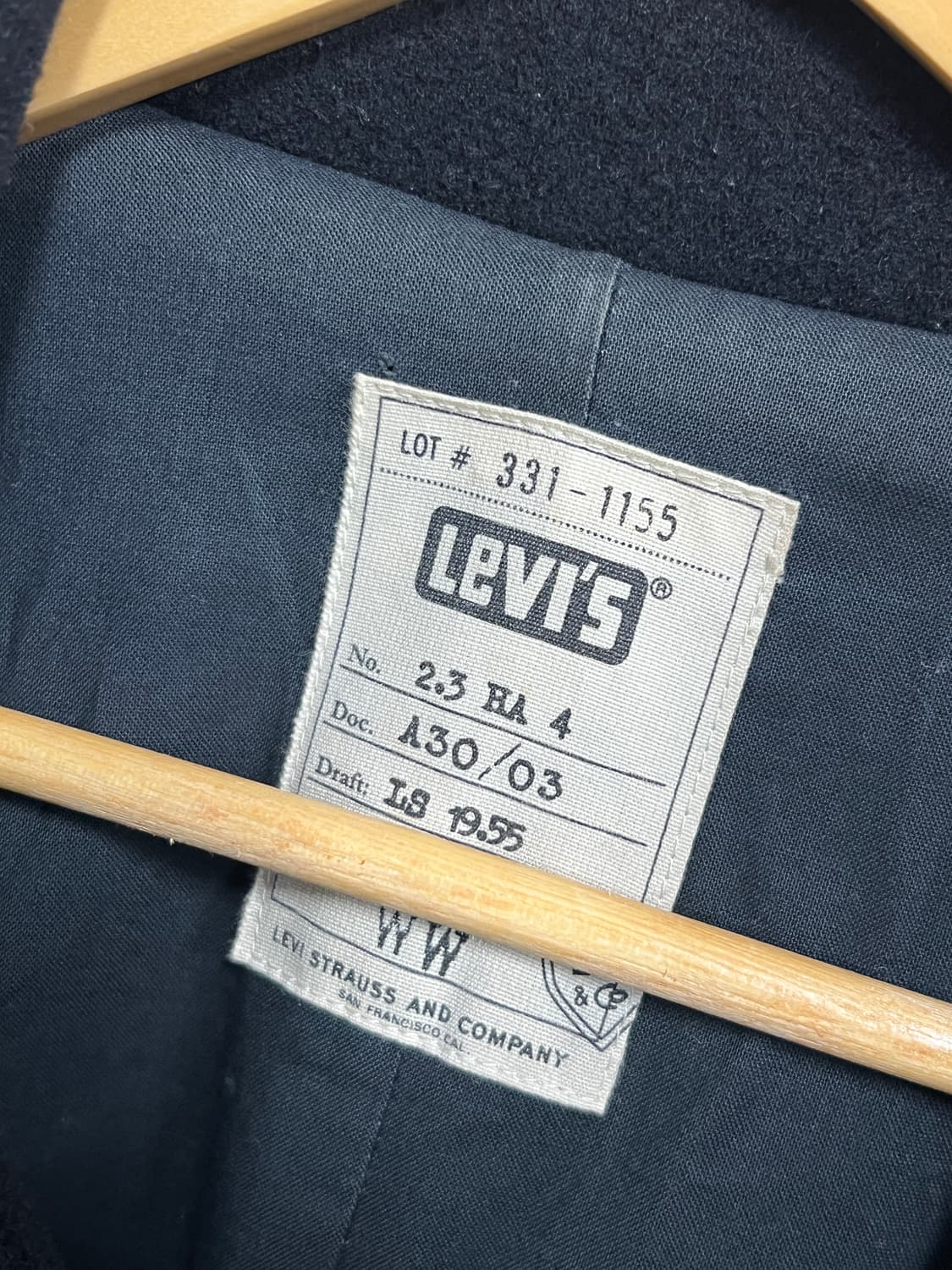 Levis 리바이스 램스울 더블 피코트 상품이미지5