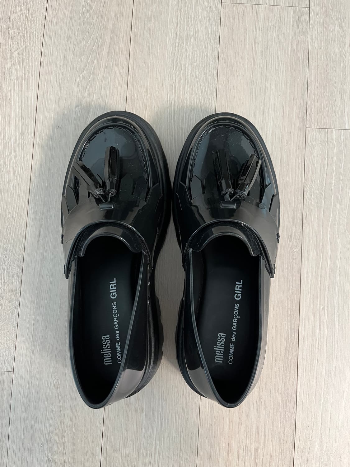 꼼데가르송x멜리사 로퍼 블랙 상품이미지1