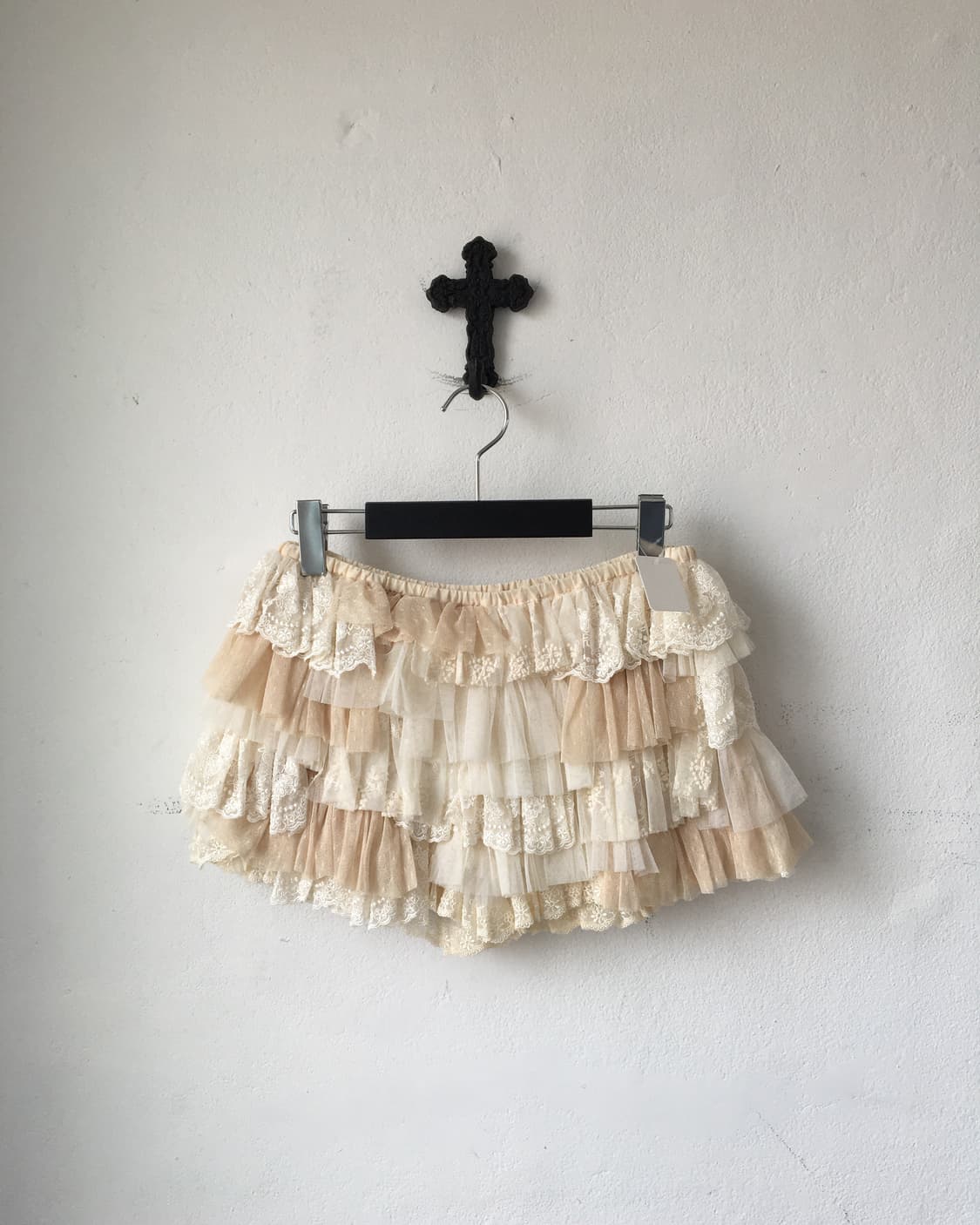 Frill lace layer short 상품이미지1