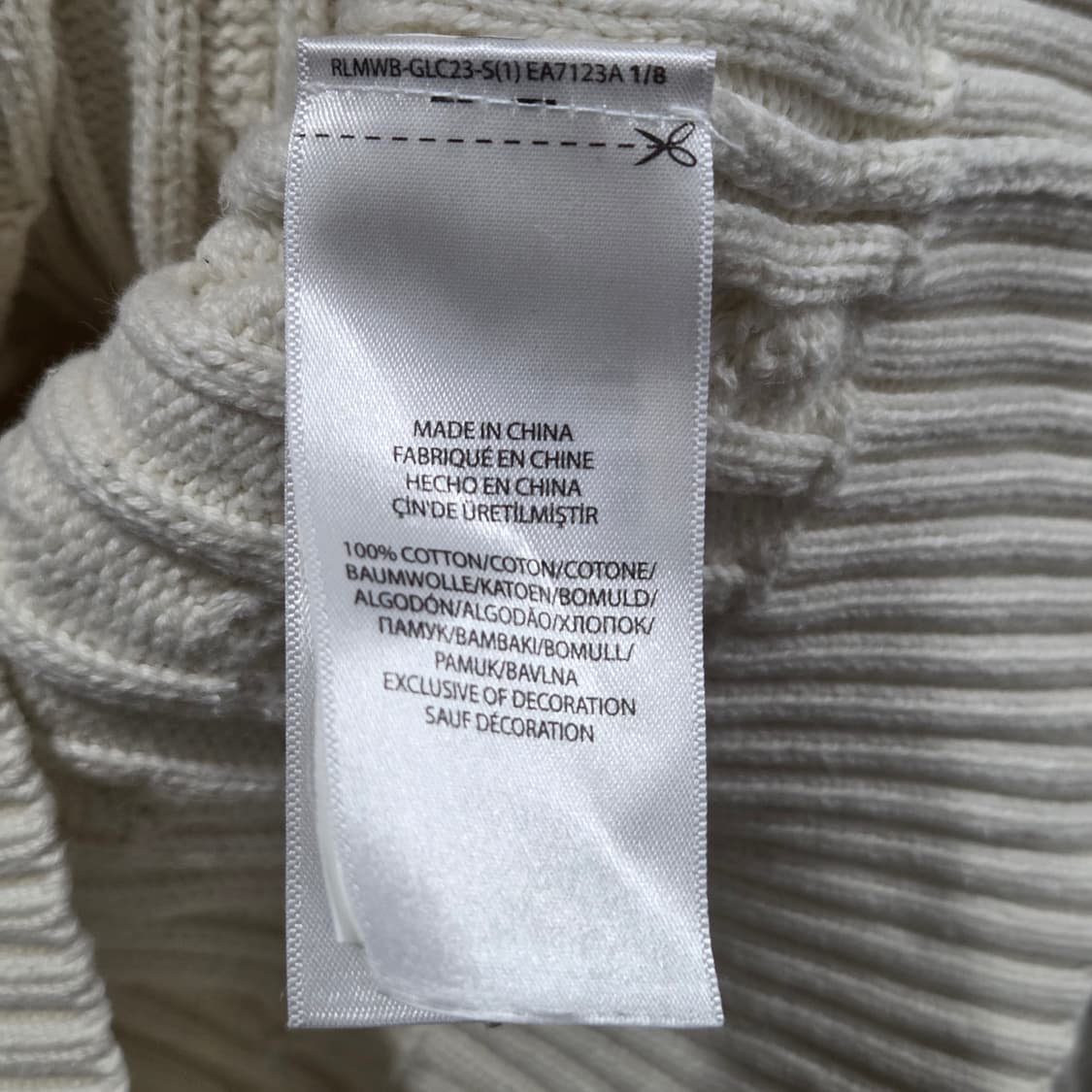 폴로랄프로렌 걸즈 케이블 니트 XL/16 상품이미지4