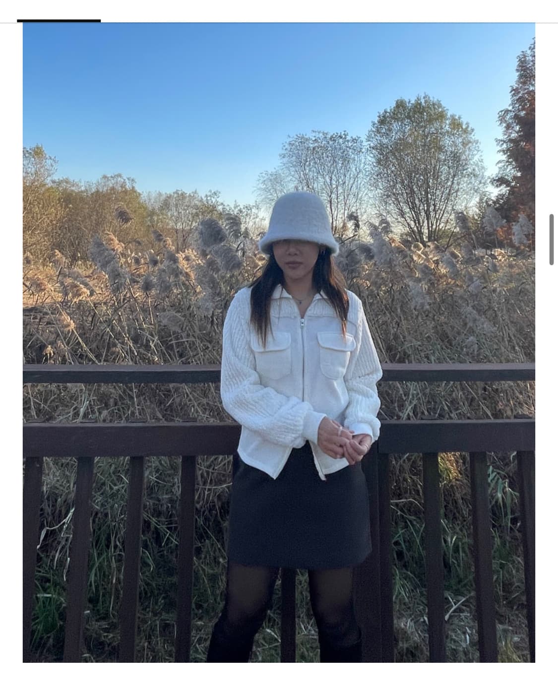 믹스 투웨이 니트 집업 상품이미지3