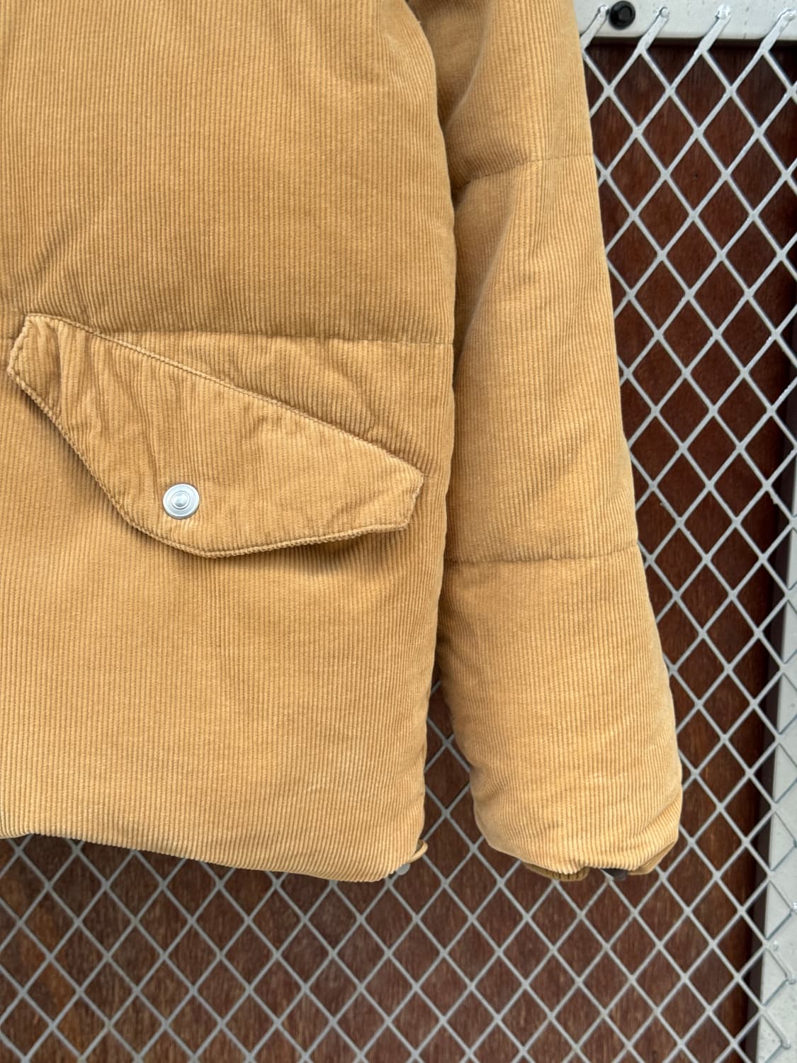 프리즘웍스 코듀로이 구스다운 패딩점퍼 L 상품이미지3