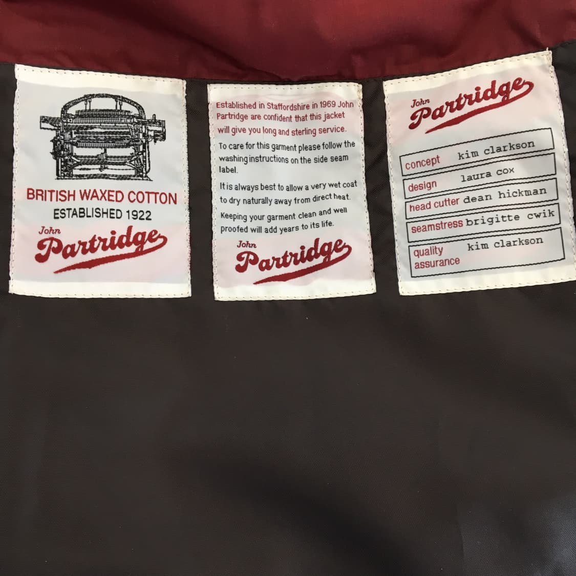 존 파트리지 왁스자켓 XS 바버st  상품이미지7