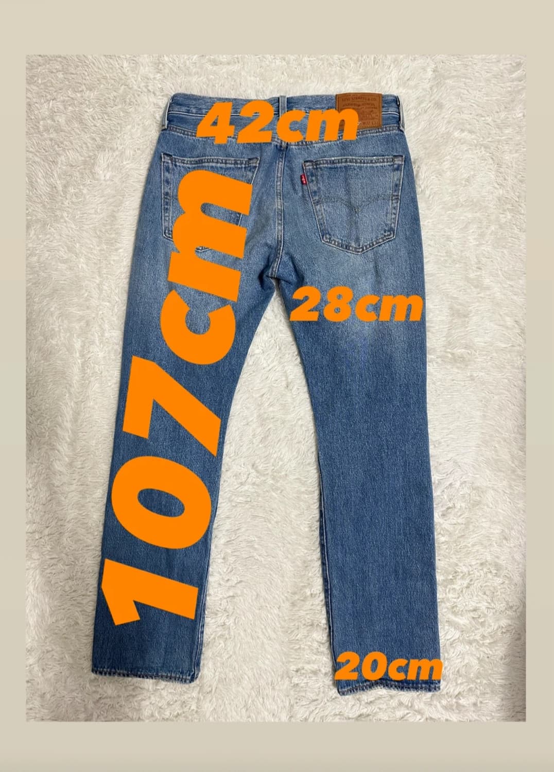 리바이스 501 150주년 데님 W32 L32 상품이미지3