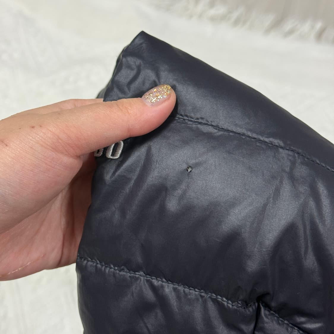 노스페이스 블랙 경량패딩 상품이미지6