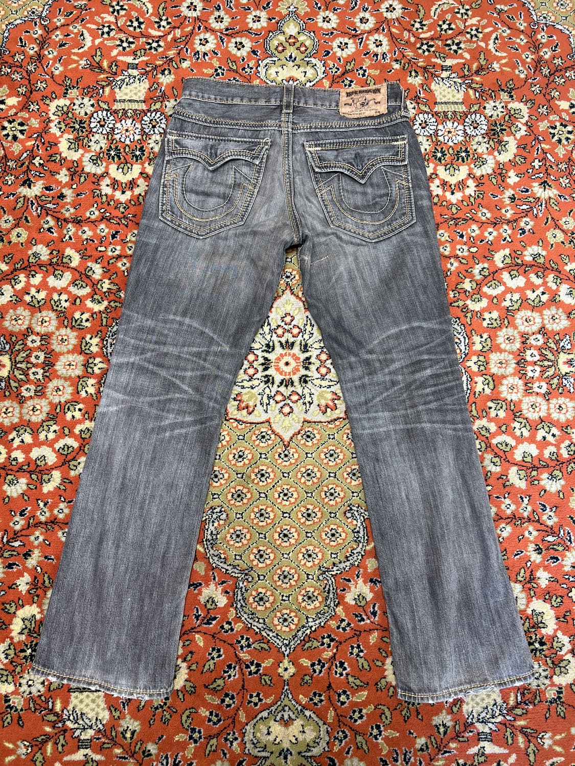 [33] 트루릴리전 RICKY BIG QT 그레이 데님팬츠 상품이미지2