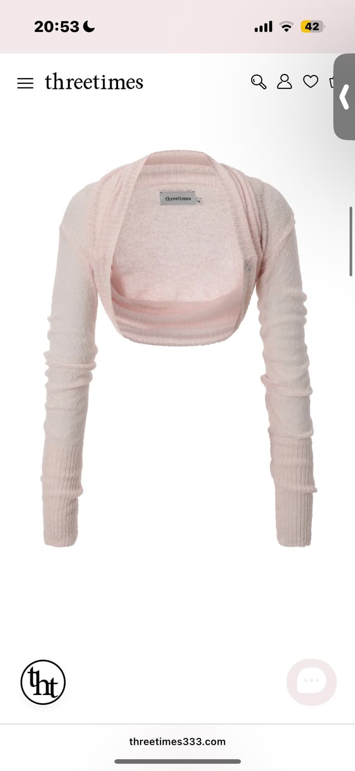 쓰리타임즈 angel shawl bolero  상품이미지2