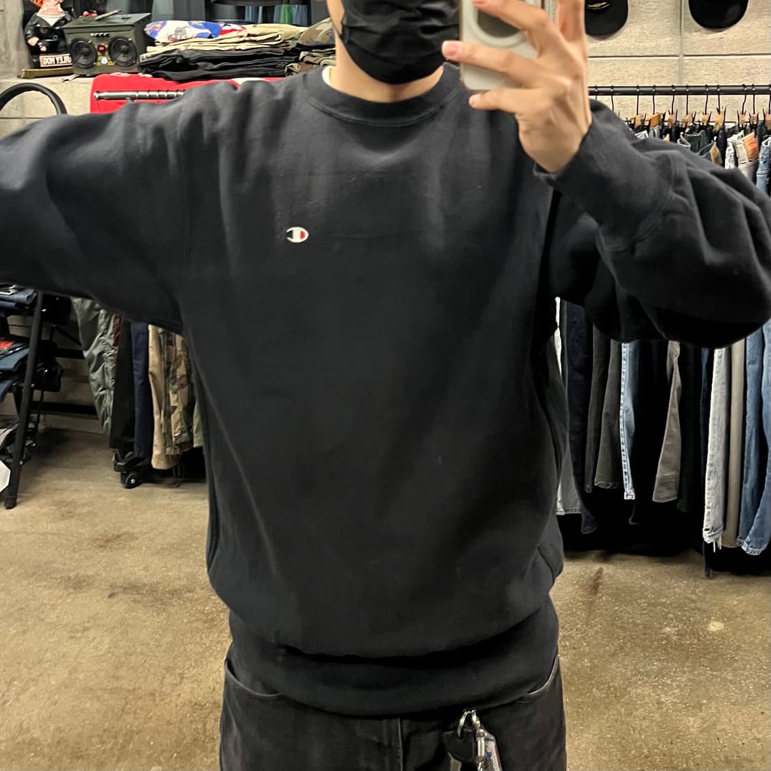 90s 챔피온 리버스위브 블랭크 스웻셔츠 (105-110) 상품이미지8