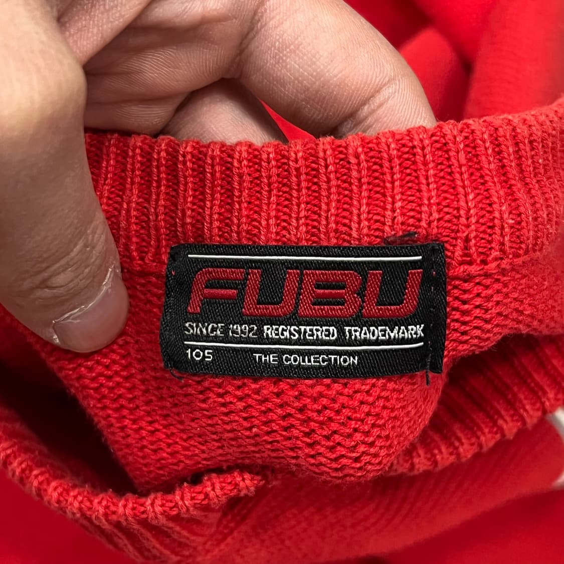  푸부 빅로고 니트 y16379 상품이미지6