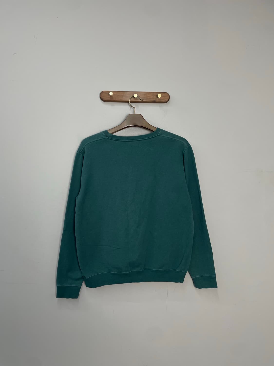 생로랑 로고 프린팅 그린 맨투맨 상품이미지4