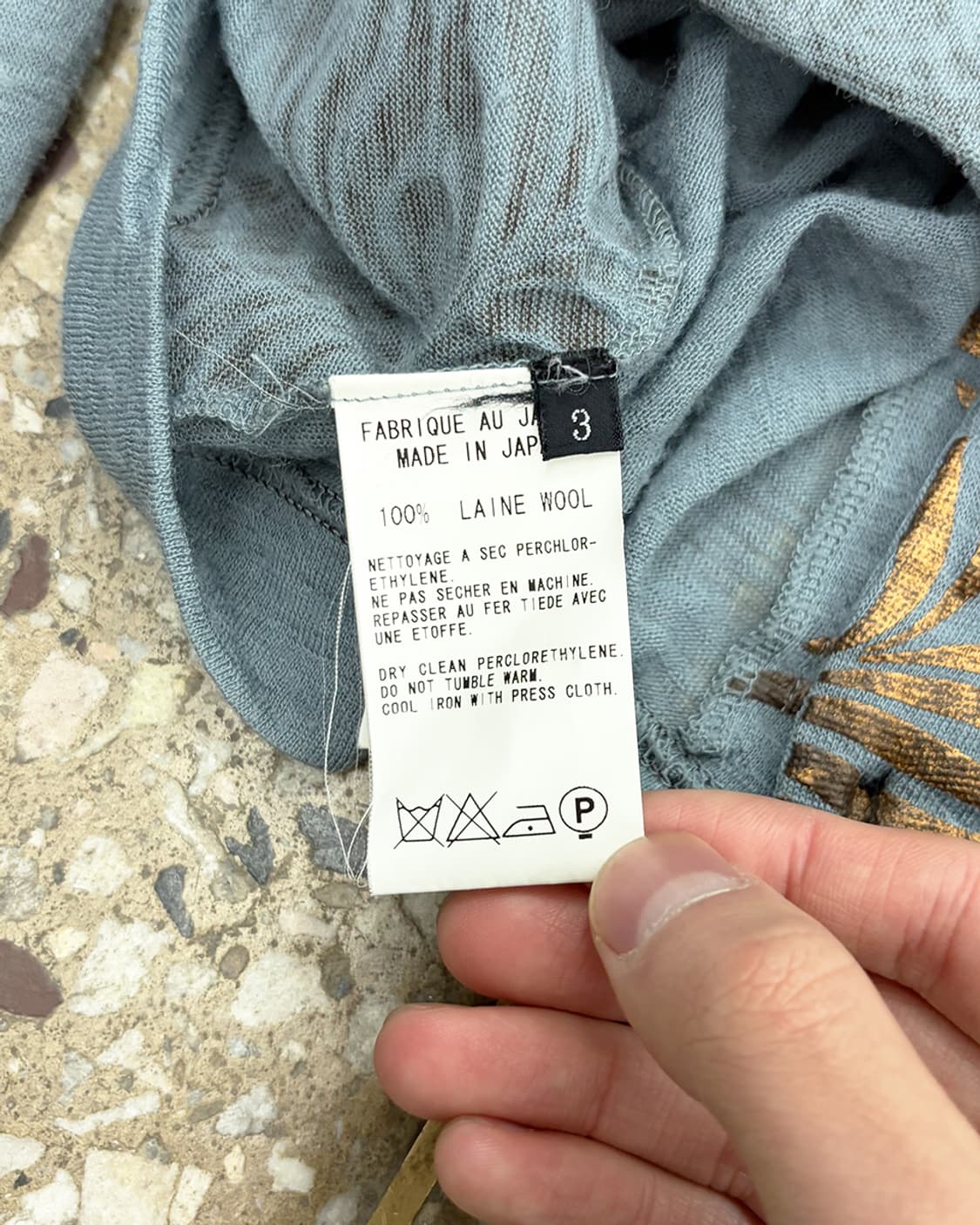 와이즈 플로럴 패턴 백 니트 탑 상품이미지7