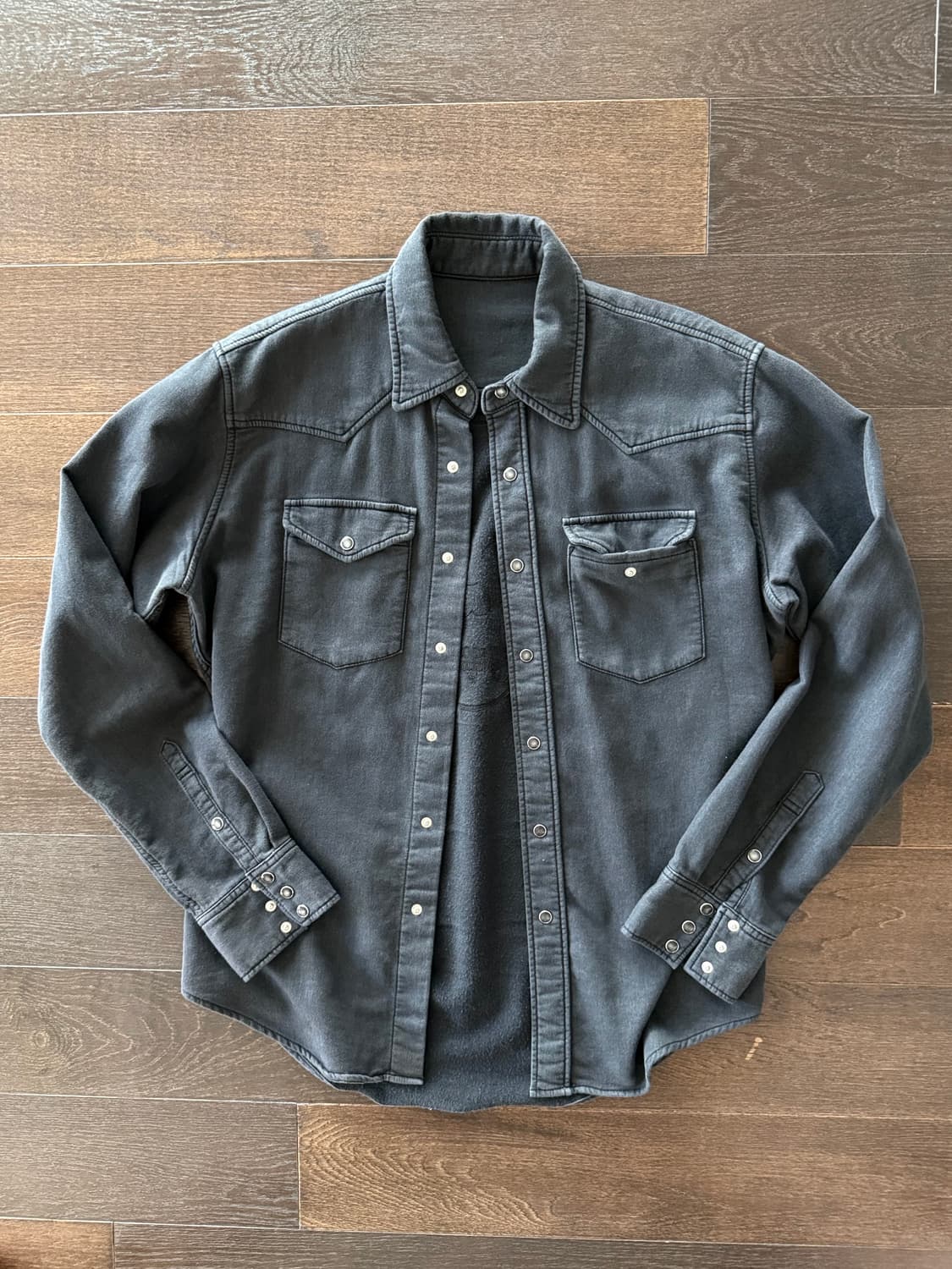 [s]Lucien Pellat-Finet 웨스턴 셔츠 <등:스컬 자수> 상품이미지4