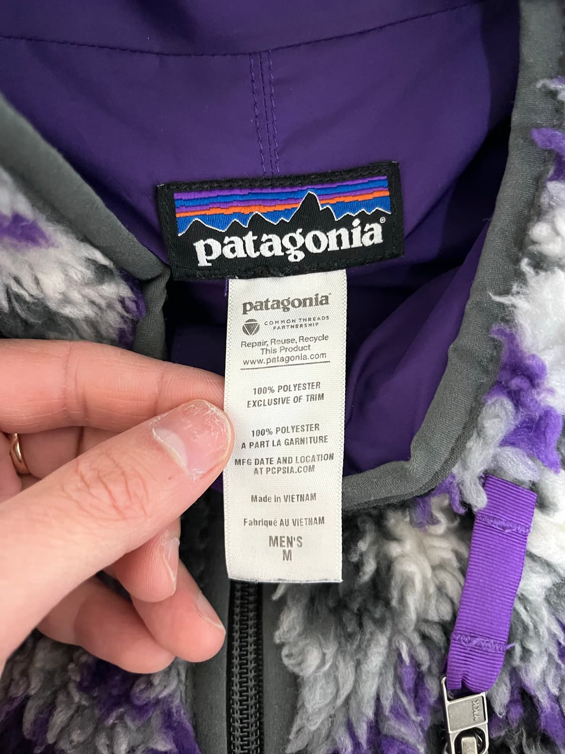 [판매] 파타고니아 레트로X 딥파일 아즈텍 플리스자켓 M사이즈 상품이미지3