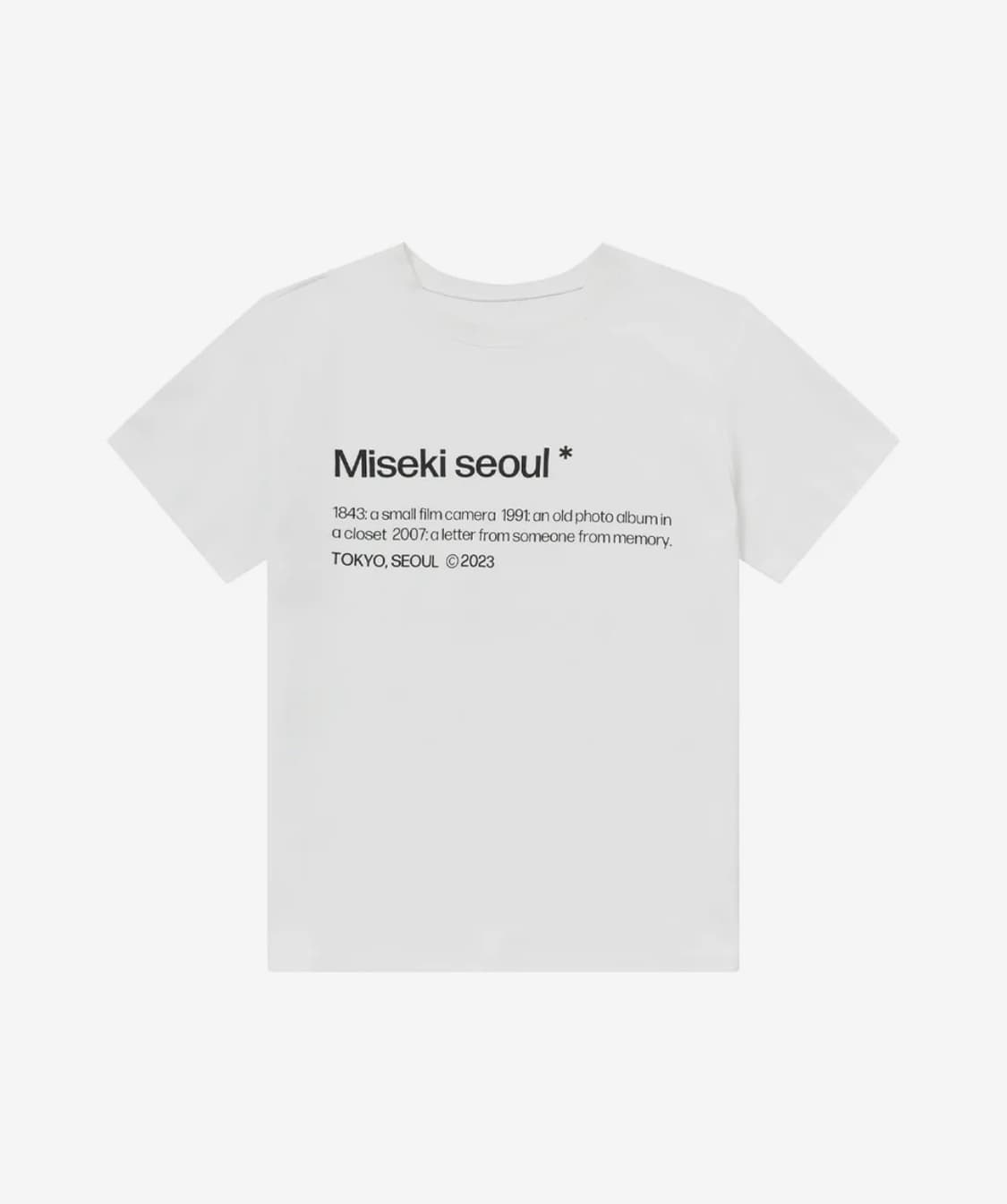 미세키서울 Misekiseoul short sleeves WHITE 상품이미지1