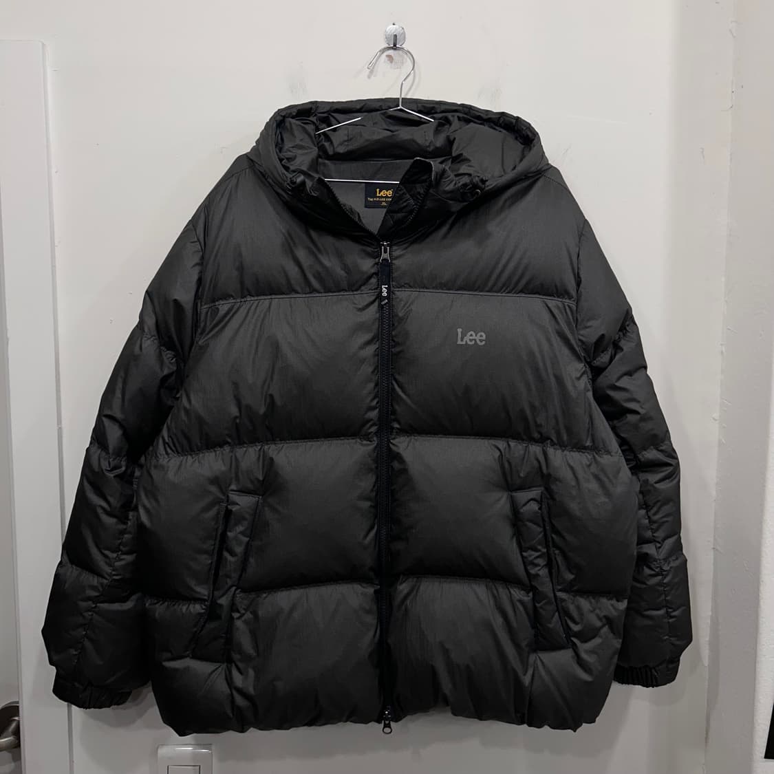 Lee 캐쥬얼라인 스몰로고 덕다운 후드 푸퍼 패딩 상품이미지2