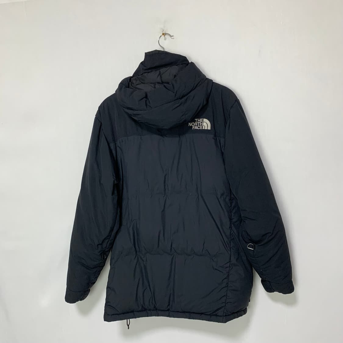 노스페이스 블랙 후드 패딩 점퍼 700 빈티지 95 M 남녀공용 상품이미지4