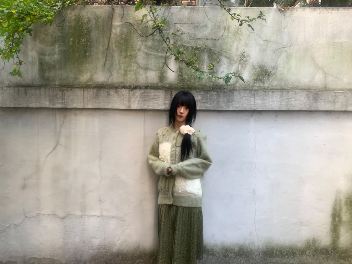 China Collar Gold Button Dress 상품이미지10