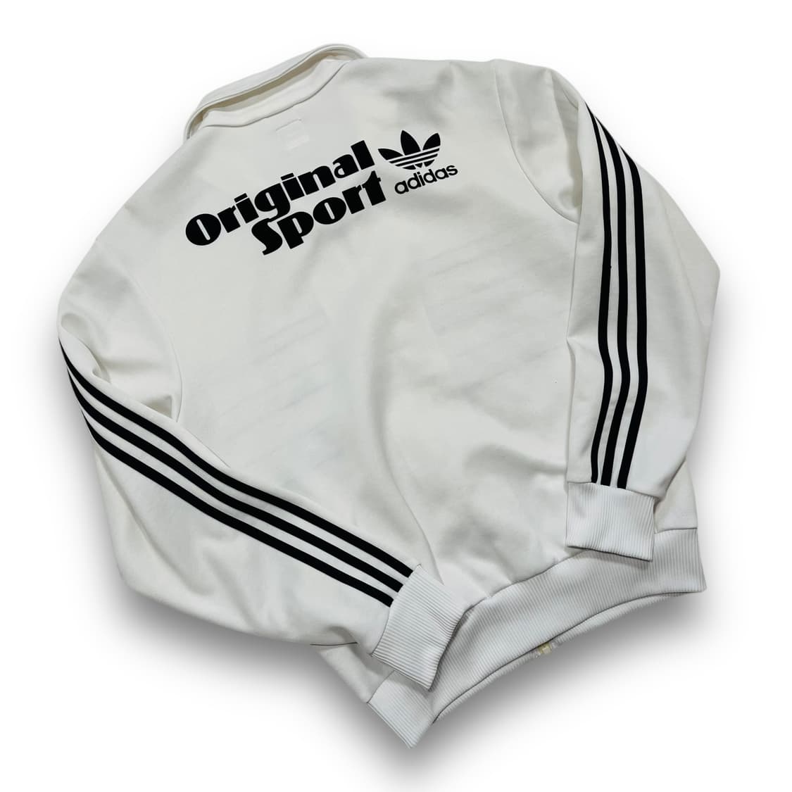 아디다스 오리지널 스포츠 스몰 로고 화이트 트랙탑 져지 상품이미지4